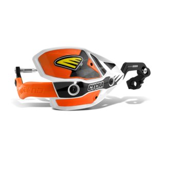 CRM Ultra 7/8 in. Clamp w/White Shields/Orange Covers