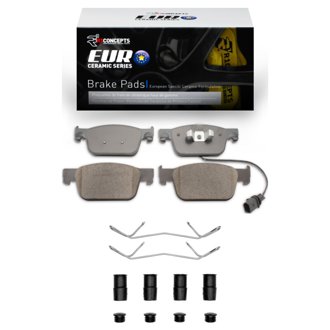 R1 Euro Ceramic Pads and Hardware Kit