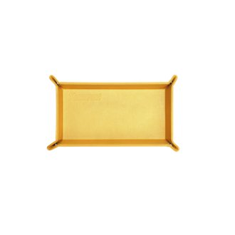 Leather Desk Valet - Yellow