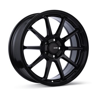 PX-10 16x7 5x100 45mm Offset 72.6mm Bore Gloss Black Wheel