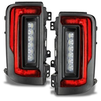 V2 Flush Style LED Tail Lights for 2021-2025 Ford Bronco - Standard Lens
