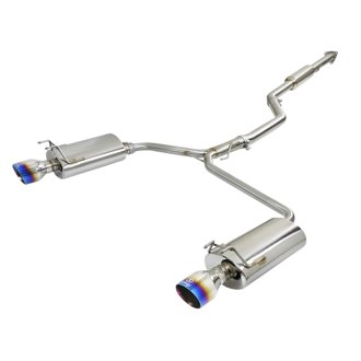 Takeda 304 Stainless Steel Cat-Back Exhaust w/ Blue Flame Tip