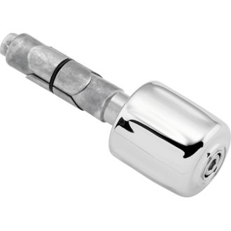 Clutch Side Matching Bar End Weight Chrome