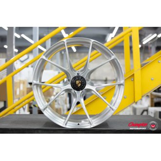 X Champion RS74 20X9.5 / ET38 / Brushed Gloss Clear Wheel / Centerlock / 911 Turbo 992 Front