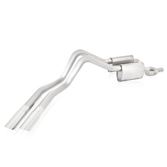 2010-14 Ford Raptor 3in Exhaust Y-Pipe S-Tube Mufflers Behind Passenger Tire Exit