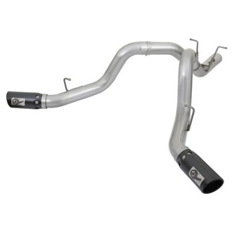 ATLAS 4 IN Aluminized Steel DPF-Back Exhaust System w/ Black Tip