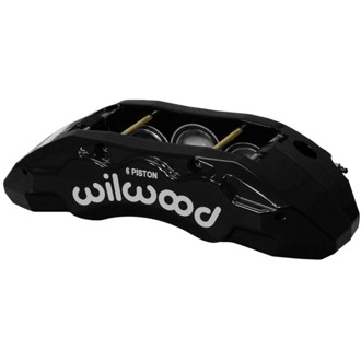 Wilwood Caliper-TX6R- L/H - Black 1.75/1.62/1.62in Pistons 1.38in Disc