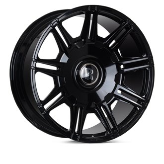 x Novitec SP2 22x9.5 - 5x120 BP - ET15 - Gloss Black Rolls-Royce Wraith/Ghost/Dawn FR Wheel