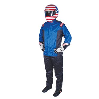 Blue Chevron-5 Jacket SFI-5 - Medium