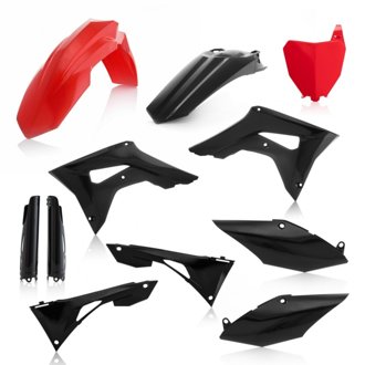 19-22 Honda CRF250R/CRF450R/R-S(Includes Airbox/Not Tank Cover)Full Plastic Kit - Red/Black