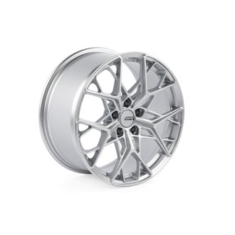 A02 Flow Formed - 18x8.5 - 5x112 - ET45 - 66.5mm Center Bore - Hyper Silver Wheel
