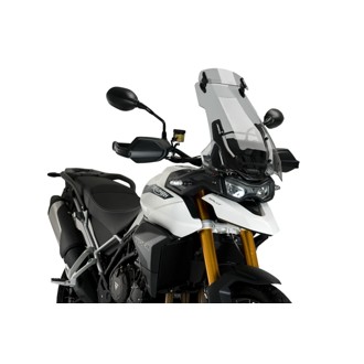 Touring Windshield With Visor Smoke