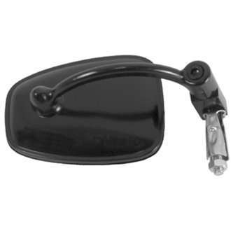 Polaris Atv Handlebar End Mount Mirror - Black
