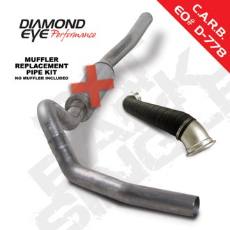 Diamond Eye KIT 4in Catback MRP Single w/ TDP SS 06-07 Chevy/GMC 6.6L Duramax 2500/3500