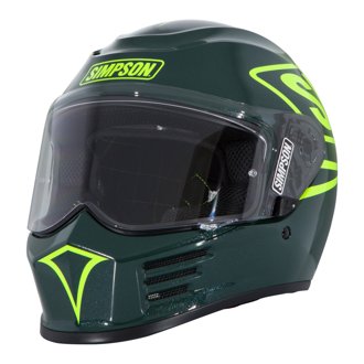 Speed Bandit Helmet - 12 O'clock Green - Double Extra Large