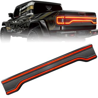 Racetrack Flush Style Led Tailgate Panel Light For Jeep Gladiator Jt - Tint Lens