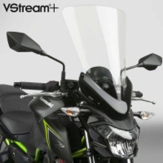 17-19 Kawasaki Z650 V Stream/ Wave Tall Windshield-Clear