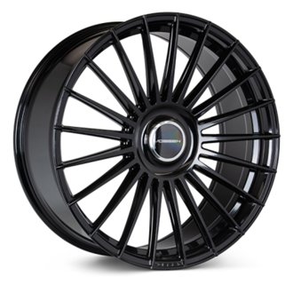 HF-8 24x10 - 5x130 - ET15 - Deep Face - 84.1 - Gloss Black Wheel