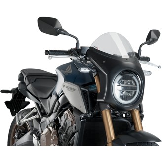 Retro Semi Fairing Clear