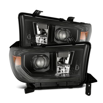 07-13 Toyota Tundra / 08-17 Sequoia LUXX LED Proj HL Alpha-Blk w/Actv Light Seq. Sig + DRL