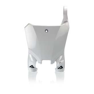 21+ Honda CRF250R/250RX/ CRF450R/RX/ CRF450R-S Front Number Plate- Raptor 2 - White