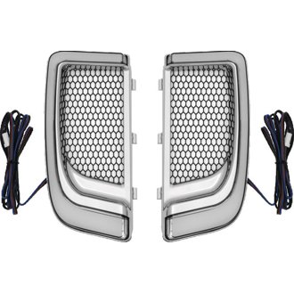 Tracer Lower Fairing Grill Chrome