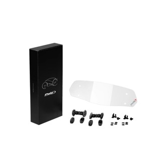 Multi-Adjustable Visor Fixed With Screws Clear