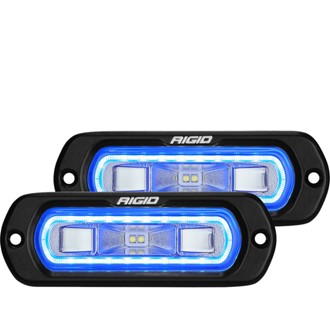 SR-L Series Off-Road Spreader Pod, 3 Wire, Flush Mount, Blue Halo, Pair