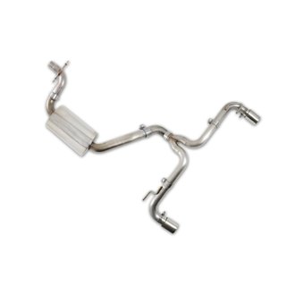 AWE Performance Catback for Mk6 GTI - Chrome Round Tips