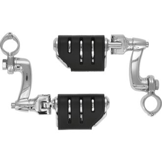 Longhorn Trident Dually Offset Highway Pegs 1-1/4 in Clamp Chrome