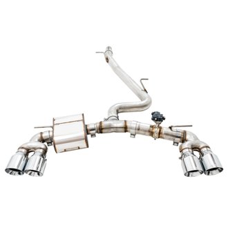 AWE SwitchPath™ Exhaust for MK7.5 Golf R - Chrome Tips, 102mm
