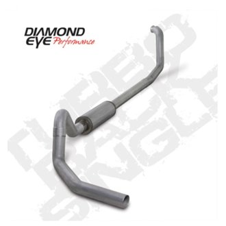 Diamond Eye KIT 4in Turbo Back SGL AL: 00-03 FORD 7.3L E-SERIES VAN NFS W/ CARB EQUIV STDS