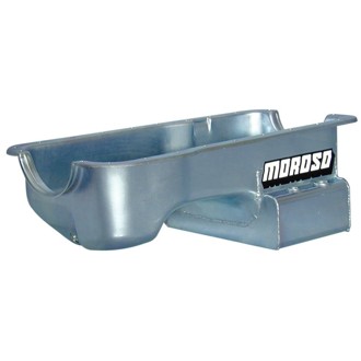 Ford 289-302 (w/Rear Sump) Kicked Out Wet Sump 7qt 7.5in Steel Oil Pan