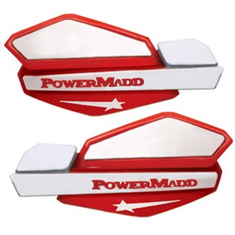 Star Hand Guard System Honda Red/White