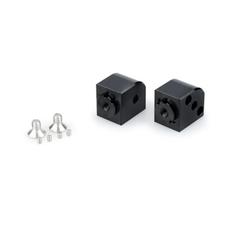 Adaptor Adjustable Passenger Footpeg Black