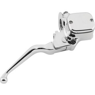 Bikers Choice 96-07 Single Disc Chrome Handlebar Master Cylinder 9/16in Bore H-D 45019-96