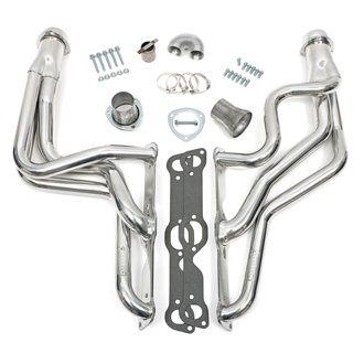 Silver Long 3-Tube Headers for 1967-81 Pontiac Firebird with Pontiac V8