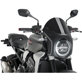 Retro Semi Fairing Black