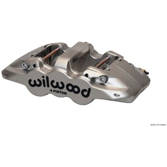 Wilwood Caliper-Aero4-ST-L/H-Nickel (.80 Thk Pad) 1.88/1.62in Pistons 1.25in Disc