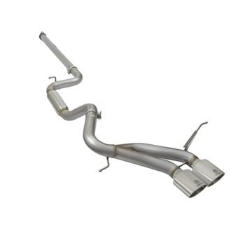Takeda 3 IN 304 Stainless Steel Cat-Back Exhaust System w/Polished Tip