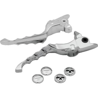 Zombie Lever Set 17-20 Touring Chrome