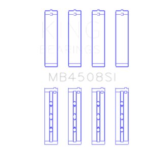 Acura J30A/J32A/J35A/J35Z Performance Main Bearing Set - Size STD