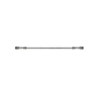18in Universal Brake Line Assembly w/SS Fittings & Clear Hose