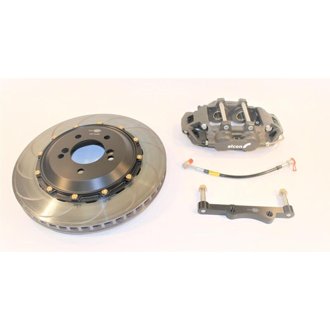 BMW E46 M3 SCCA 4 Piston 332x32mm/4 Piston 309x32mm Race Kit - Front & Rear - Anodized