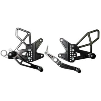 Vortex Racing 06-16 Yamaha YZF-R6 Rear Set- Black