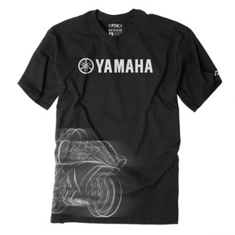 YAMAHA R1 T- SHIRT / BLACK (M