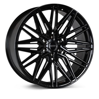 HF6-5 - 20x9.5 - ET25 - 6x139.7 - 95.1 - Deep - GB - Gloss Black Wheel