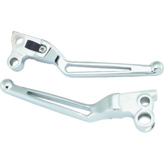 Bikers Choice 82-95 Big Twin & XL Chrome Custom Slotted Lever Set
