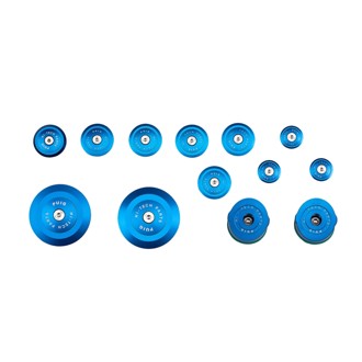 Alu Chassis Cover Blue