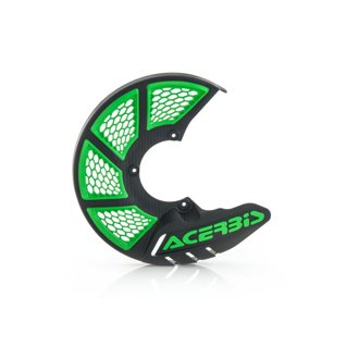 X-Brake Vented Disc Cover - Black/Green